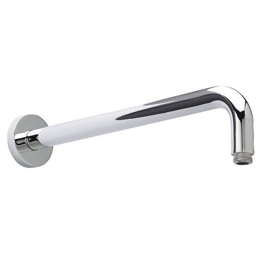 Nuie Shower Arms Chrome Nuie Arvan 335mm Long Round Wall Mounted Shower Arm