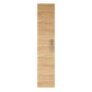 Nuie Tall Storage Units,Modern Storage Units Natural Oak Nuie Athena 1 Door Wall Hung Tall Storage Unit 300mm Wide
