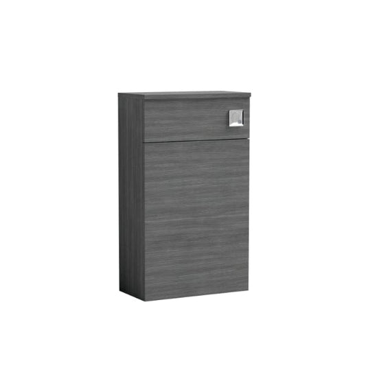 Nuie WC Units,Toilet Units,Nuie Anthracite Woodgrain Nuie Athena Back to Wall WC Unit 500mm Wide