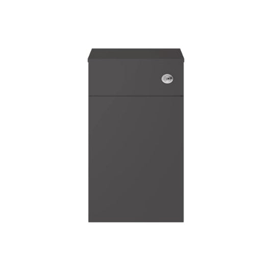 Nuie WC Units,Toilet Units,Nuie Gloss Grey Nuie Athena Back to Wall WC Unit 500mm Wide