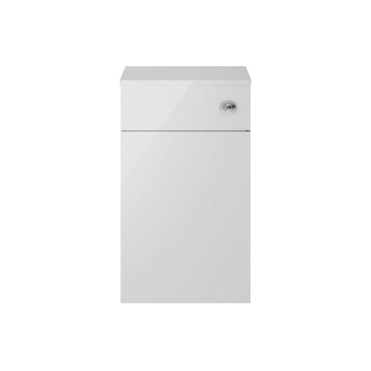 Nuie WC Units,Toilet Units,Nuie Gloss Grey Mist Nuie Athena Back to Wall WC Unit 500mm Wide