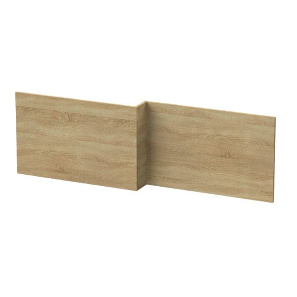 Nuie Bath Panels,Nuie Natural Oak Nuie Athena Square Shower Bath Front Panel 520mm x 1700mm