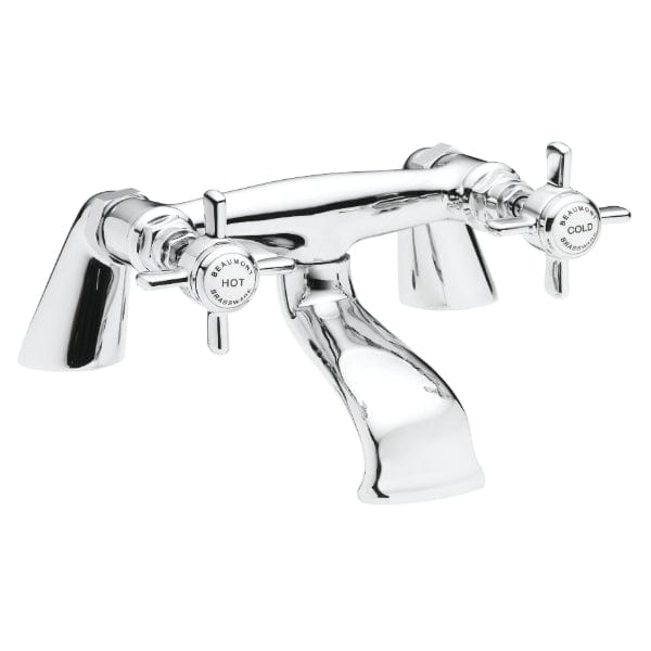 Nuie Bath Filler Taps,Traditional Taps,Deck Mounted Taps Nuie Beaumont Bath Filler Tap - Chrome
