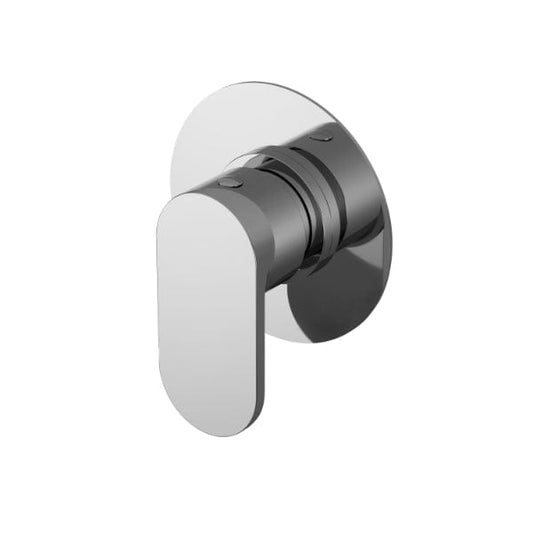 Nuie Manual Shower Valves Nuie Binsey Round Stop Tap Concealed Shower Valve - Chrome