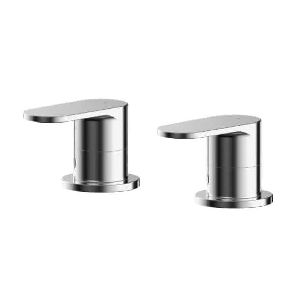 Nuie Deck Mounted Side Valves Nuie Binsey Side Valves - Chrome