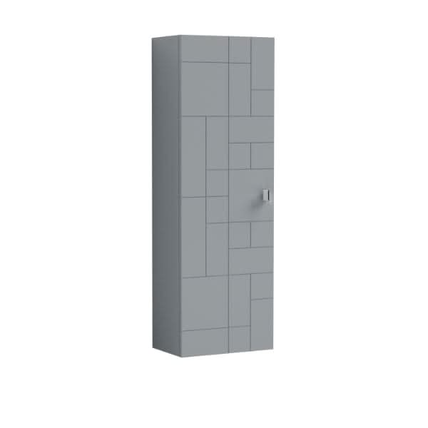 Nuie Blocks 1 Door Wall Hung Tall Storage Unit 400mm Wide