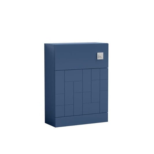 Nuie WC Units,Toilet Units,Nuie Satin Blue Nuie Blocks Back to Wall WC Unit 500mm Wide