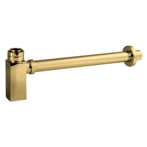 Nuie Bottle Traps Brushed Brass Nuie Bottle Trap With Extension Tube 300mm