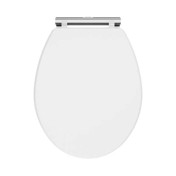 Nuie Toilet Seats, Nuie Satin White Nuie Classique Soft Close Toilet Seat