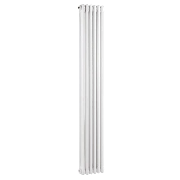 Nuie Column Radiators Nuie Colosseum Horizontal 3 Column Radiator - 287mm x 1800mm - High Gloss White