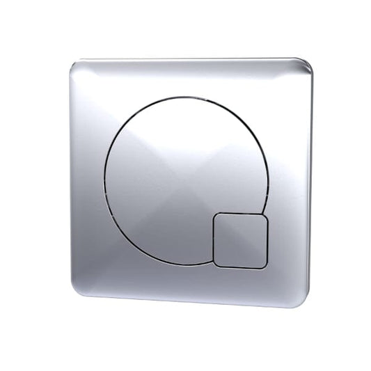 Nuie Concealed Cisterns Chrome Nuie Concealed Cistern Dual Flush Button