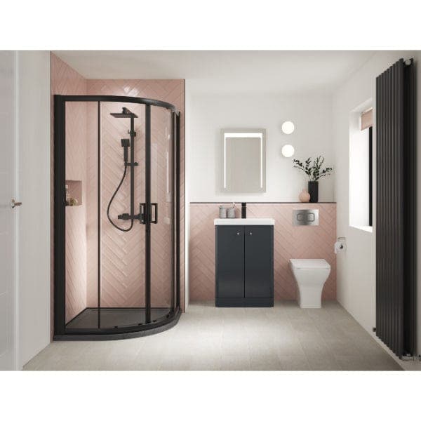Nuie Floor Standing Vanity Units,Modern Vanity Units,Basins With Floor Standing Vanity Units,Nuie Nuie Core 1 Door Floorstanding Vanity Unit With Thin Edge Basin