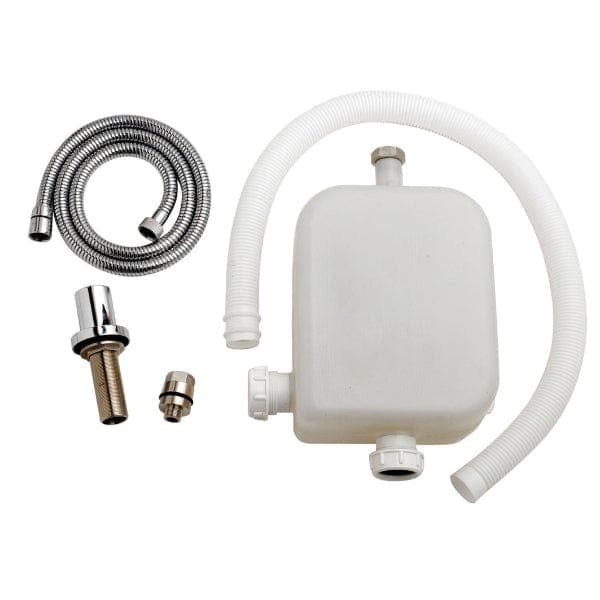 Nuie Shower Head Handsets & Hose Kits Nuie Deck Mounted Shower Kit with Hose - Chrome