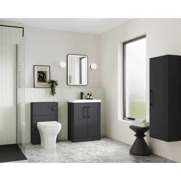 Nuie Floor Standing Vanity Units,Modern Vanity Units,Basins With Floor Standing Vanity Units,Nuie Nuie Deco 2 Door Floorstanding Vanity Unit With Basin-1 500mm Wide
