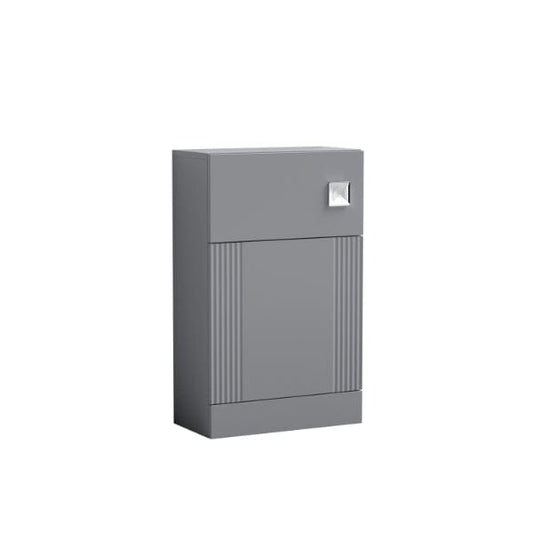 Nuie WC Units,Toilet Units,Nuie Satin Grey Nuie Deco Back to Wall WC Unit 500mm Wide