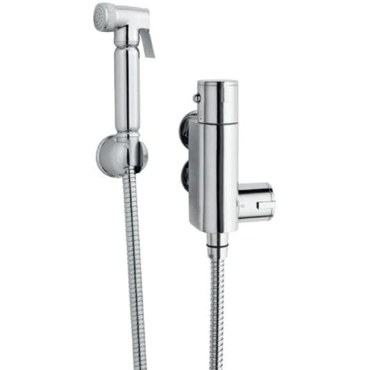 Nuie Douche Kits Nuie Douche Spray Kit With Handset Holder And Thermostatic Valve - Chrome