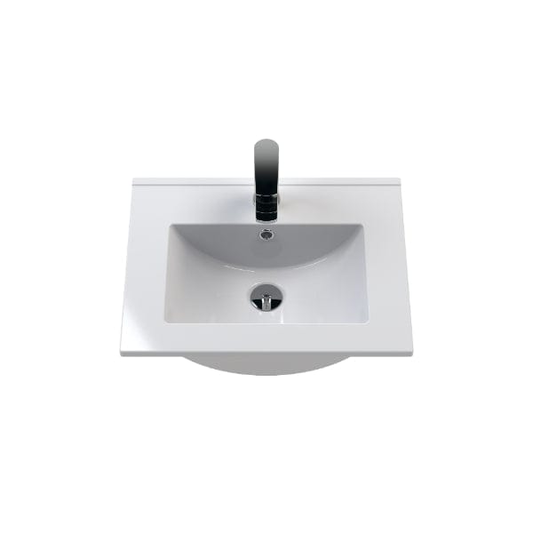 Nuie Floor Standing Vanity Units,Modern Vanity Units,Basins With Floor Standing Vanity Units,Nuie Nuie Eden 2 Door Floorstanding Vanity Unit With Basin-2 - Gloss White