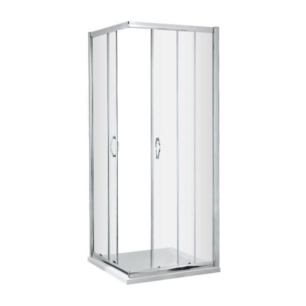 Nuie Ella Corner Entry Shower Enclosure - Chrome
