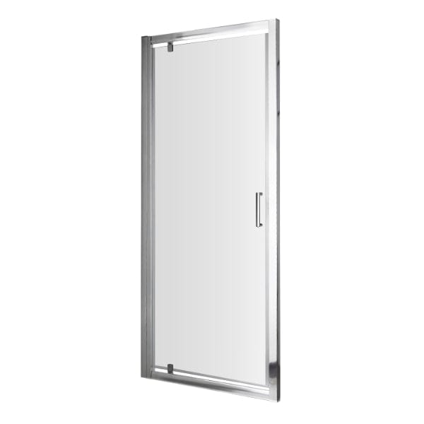 Nuie Pivot Shower Doors,Shower Doors,Nuie 760mm Nuie Ella Pivot Shower Door With Handle - Chrome