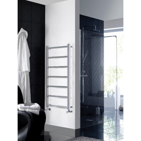 Nuie Straight Designer Heated Towel Rails,Modern Designer Heated Towel Rails Nuie Eton Heated Towel Rail - 1200mm x 450mm - Chrome