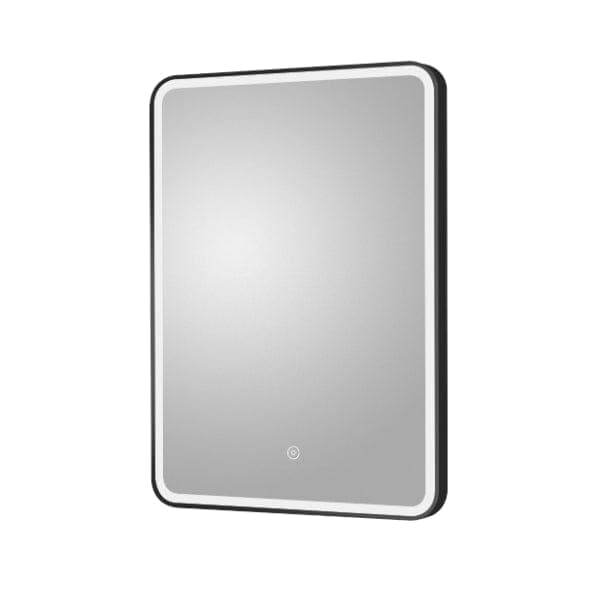 Nuie Illuminated Mirrors Black Nuie Framed LED Illuminated Mirror With Touch Sensor - 700mm x 500mm