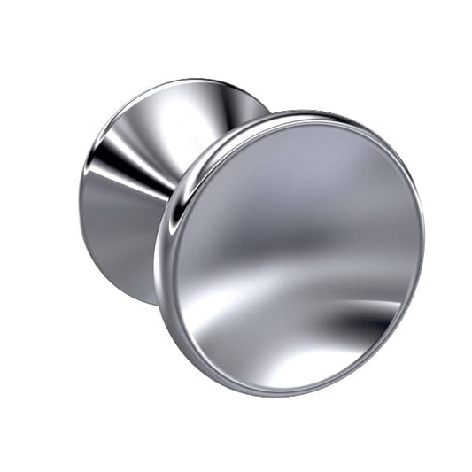 Nuie Other Furniture Accessories,Nuie Chrome Nuie Indented Knob Furniture Handle 30mm Wide