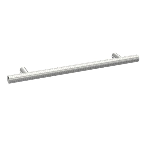 Nuie Other Furniture Accessories,Nuie Satin Chrome Nuie Knurled Bar Furniture Handle 160mm Wide