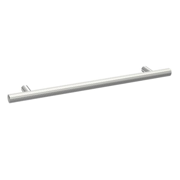 Nuie Other Furniture Accessories,Nuie Satin Chrome Nuie Knurled Bar Furniture Handle 192mm Wide