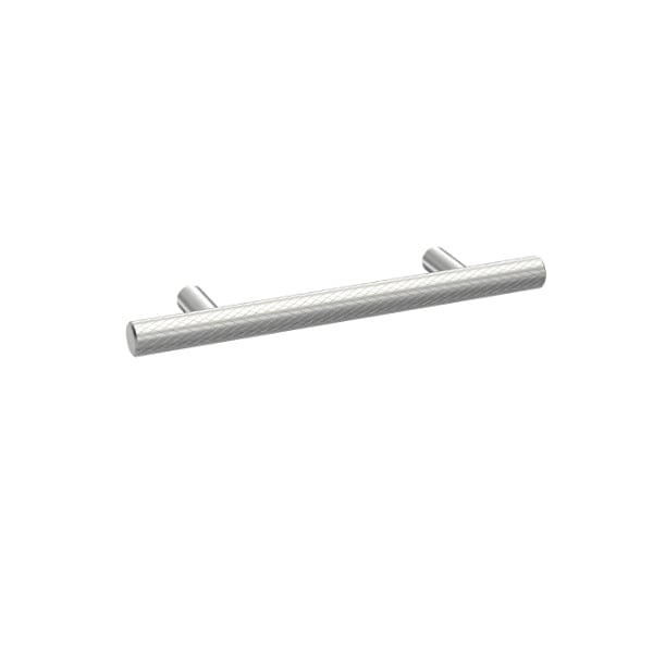 Nuie Other Furniture Accessories,Nuie Satin Chrome Nuie Knurled Bar Furniture Handle 96mm Wide