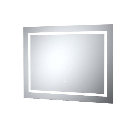 Nuie Illuminated Mirrors 600mm x 800mm Nuie LED Illuminated Mirror With Touch Sensor - Clear