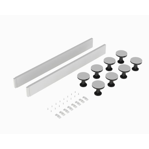 Nuie Shower Tray Accessories,Nuie White Nuie Leg Set For 1000mm Square And Rectangular Shower Trays