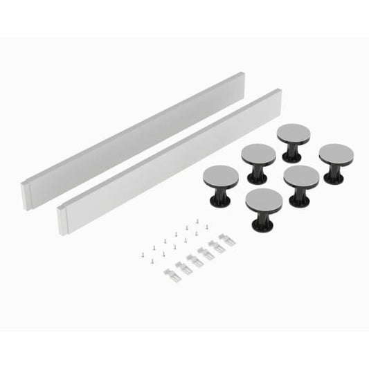 Nuie Shower Tray Accessories,Nuie White Nuie Leg Set For 700mm-900mm Square And Rectangular Shower Trays
