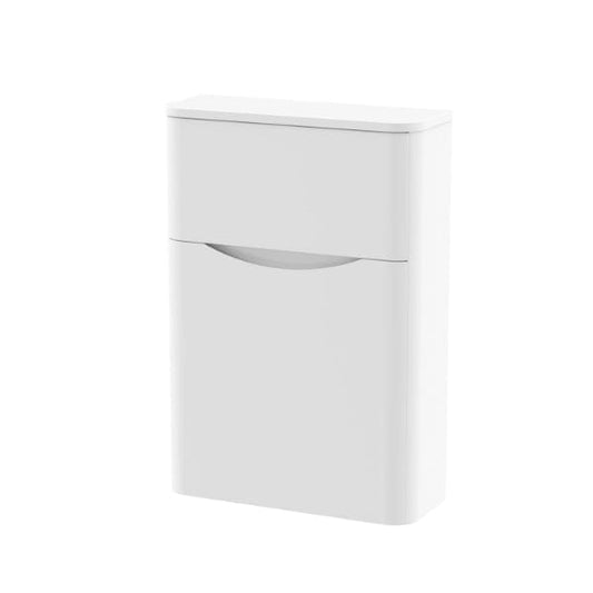 Nuie WC Units,Toilet Units,Nuie Satin White Nuie Lunar Back to Wall WC Unit 550mm Wide
