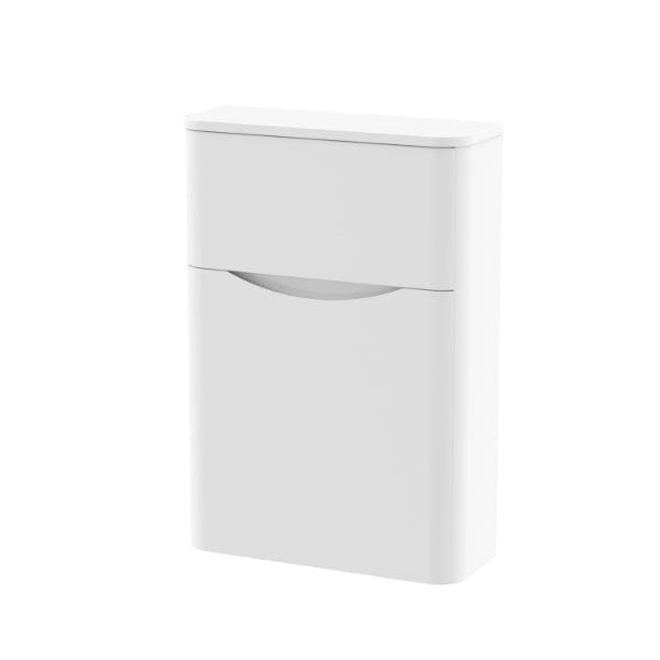 Nuie WC Units,Toilet Units,Nuie Satin White Nuie Lunar Back to Wall WC Unit 550mm Wide
