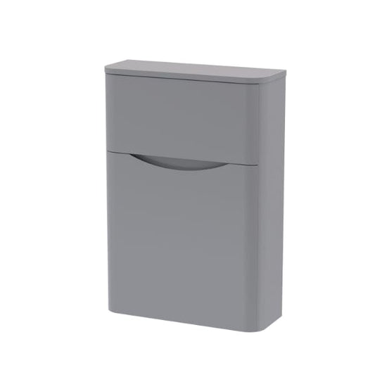 Nuie WC Units,Toilet Units,Nuie Satin Grey Nuie Lunar Back to Wall WC Unit 550mm Wide