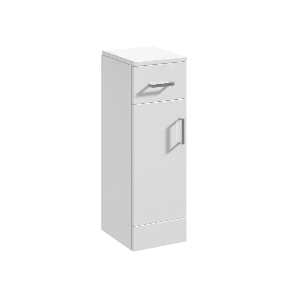Nuie Wall Hung Storage Cabinets,Modern Storage Units,Nuie 250mm x 300mm Nuie Mayford 4 Drawer Medium Storage Unit - Gloss White
