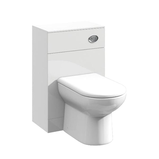 Nuie WC Units,Toilet Units,Nuie 500mm x 350mm Nuie Mayford Back to Wall WC Unit - Gloss White