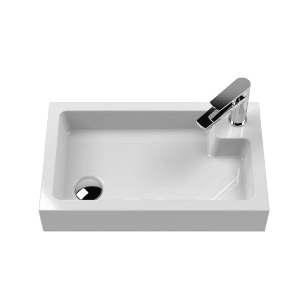 Nuie Floor Standing Vanity Units,Modern Vanity Units,Basins With Floor Standing Vanity Units, Nuie Nuie Mayford Floorstanding WC Unit With Basin 500mm x 766mm Gloss White