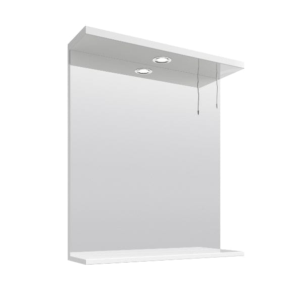 Nuie Illuminated Mirrors,Nuie 750mm x 650mm Nuie Mayford Illuminated Mirror - White