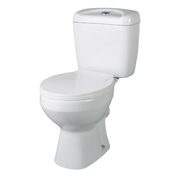 Nuie Close Coupled Toilets,Modern Close Coupled Toilets Nuie Melbourne Close Coupled Toilet with Push Button Cistern And Standard Close Seat - White