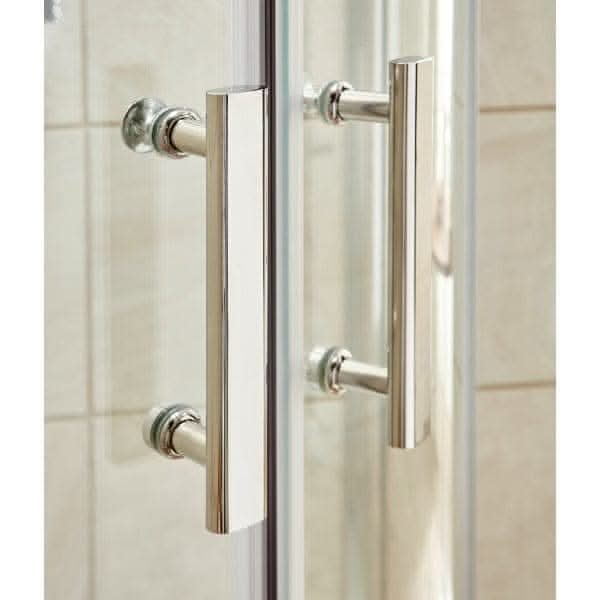 Nuie Shower Enclosure Accessories,Nuie Nuie Pacific 1050mm x 925mm D-Shaped Shower Enclosure - Chrome