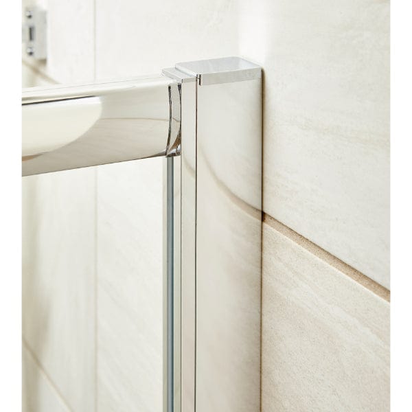 Nuie Shower Enclosure Accessories,Nuie Nuie Pacific 1050mm x 925mm D-Shaped Shower Enclosure - Chrome