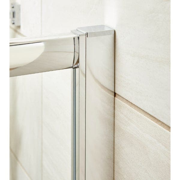 Nuie Quadrant Shower Enclosure,Enclosure,Nuie Nuie Pacific 860mm Single Entry Quadrant Shower Enclosure - Chrome