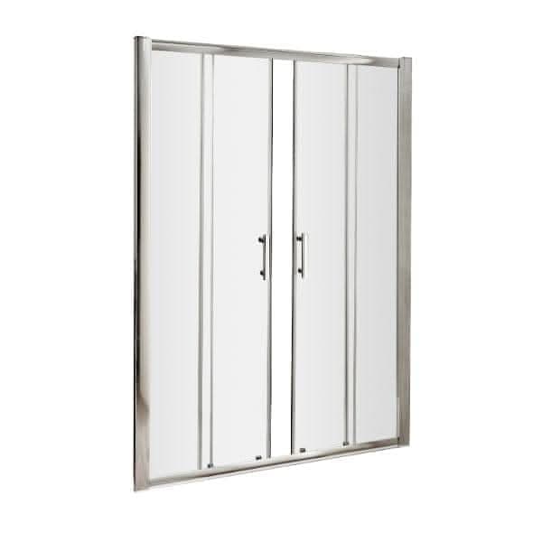 Nuie Sliding Shower Doors,Nuie,Shower Doors 1400mm Nuie Pacific Double Sliding Shower Door - Chrome