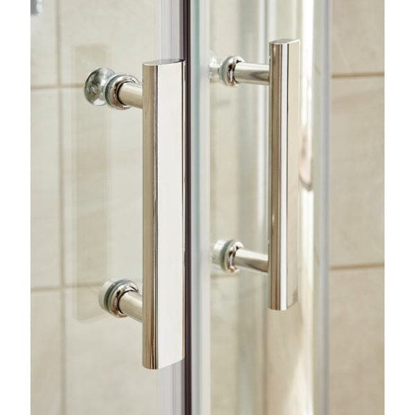 Nuie Offset Quadrant Shower Enclosure,Enclosure,Nuie Nuie Pacific Offset Quadrant Shower Enclosure - Chrome