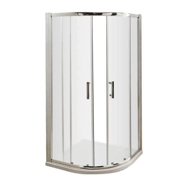 Nuie Quadrant Shower Enclosure,Enclosure,Nuie 1000mm Nuie Pacific Quadrant Shower Enclosure - Chrome