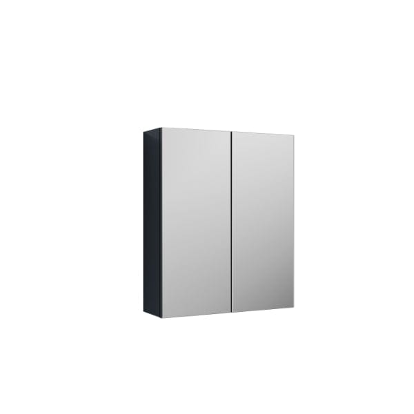 Nuie Non Illuminated Mirror Cabinets,Nuie Satin Anthracite Nuie Parade 2 Door Non Illuminated Mirrored Cabinet 600mm Wide