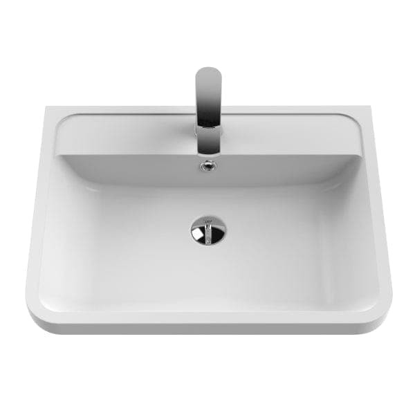 Nuie Floor Standing Vanity Units,Modern Vanity Units,Basins With Floor Standing Vanity Units,Nuie Nuie Parade 2 Drawer Floorstanding Vanity Unit With Polymarble Basin 800mm Wide