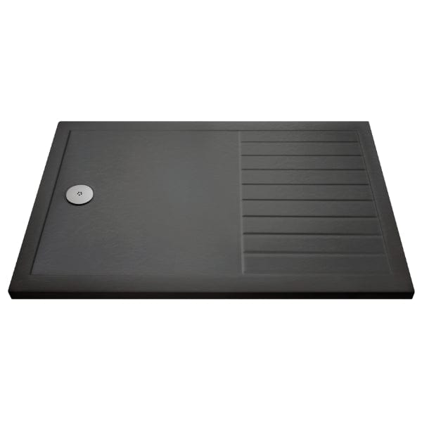 Nuie Walk-In Shower Trays,Shower Trays,Nuie 1400mm x 900mm Nuie Rectangular Walk-In Shower Tray - Slate Grey