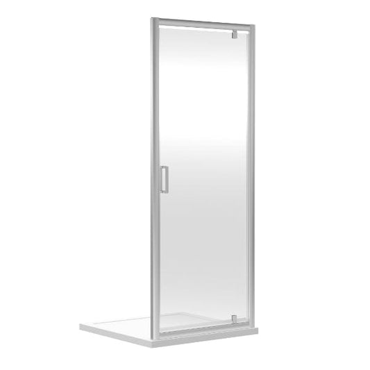 Nuie Pivot Shower Doors,Shower Doors,Nuie 900mm / Chrome Nuie Rene Pivot Shower Door